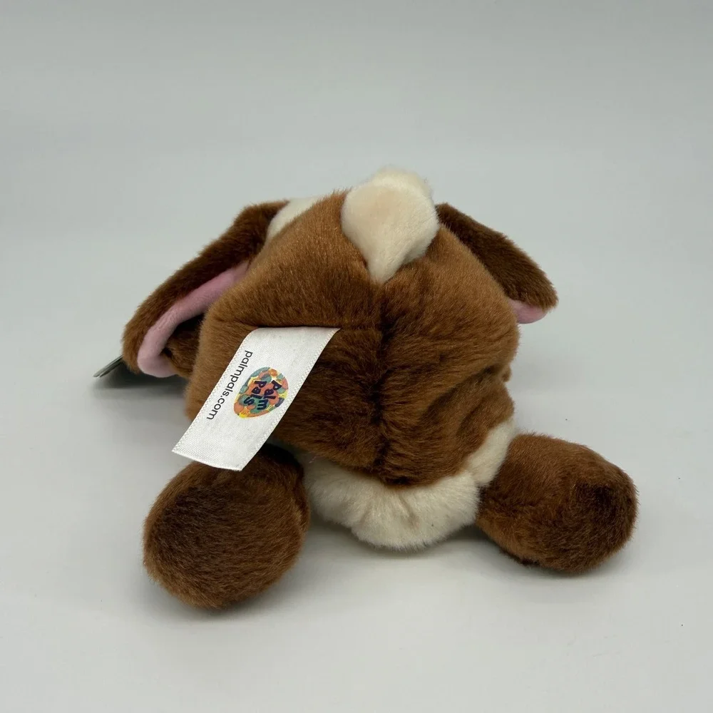 Aurora Palm Pals Clover Bunny Brown White Plush Stuffed Animal Toy 82060 NEW 5in